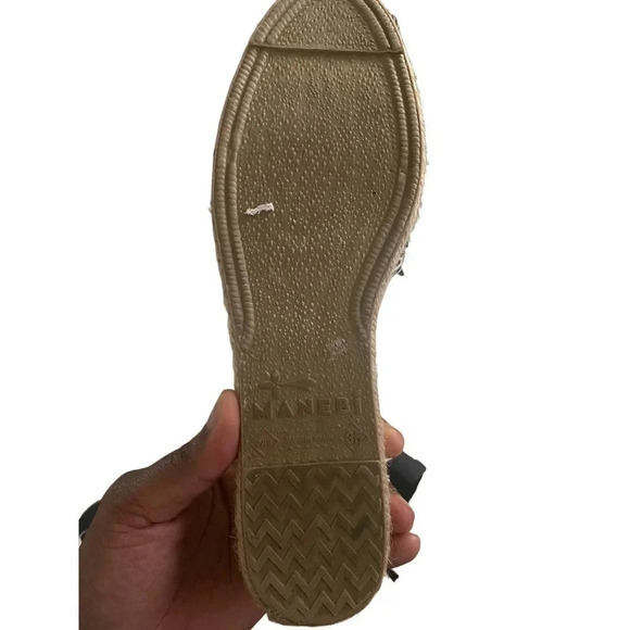 Manebi Navy Cloth Espadrilles SIZE  EU 36 / US 6 - Picture 7 of 7